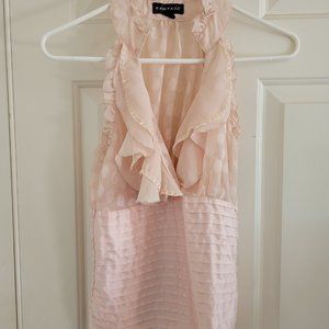 Sheer Sleeveless Blouse